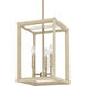 Kimber 3 Light 12.38 inch Modern Brass Pendant Ceiling Light